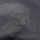 LOEWE Anagram Purse Shoulder Bag Leather Black Auth 183471A-17