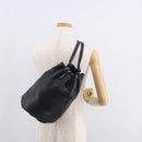 LOEWE Anagram Purse Shoulder Bag Leather Black Auth 183471A-21