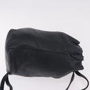 LOEWE Anagram Purse Shoulder Bag Leather Black Auth 183471A-3