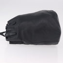 LOEWE Anagram Purse Shoulder Bag Leather Black Auth 183471A-4