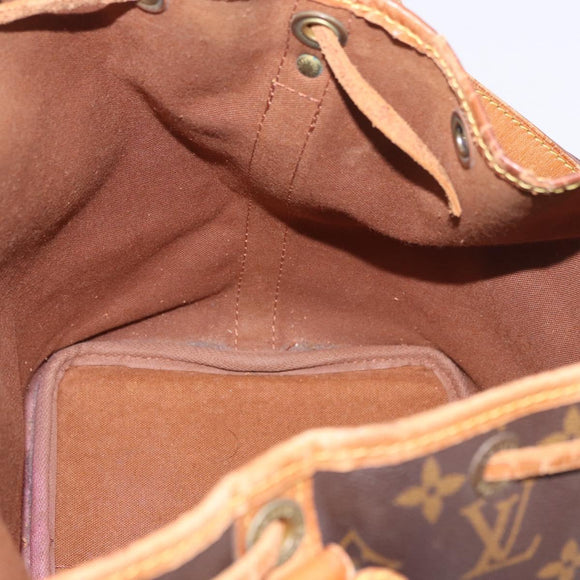 LOUIS VUITTON Monogram Petit Noe Schoudertas M42226 LV Auth 183473