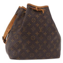 LOUIS VUITTON Monogram Petit Noe Schoudertas M42226 LV Auth 183473-1
