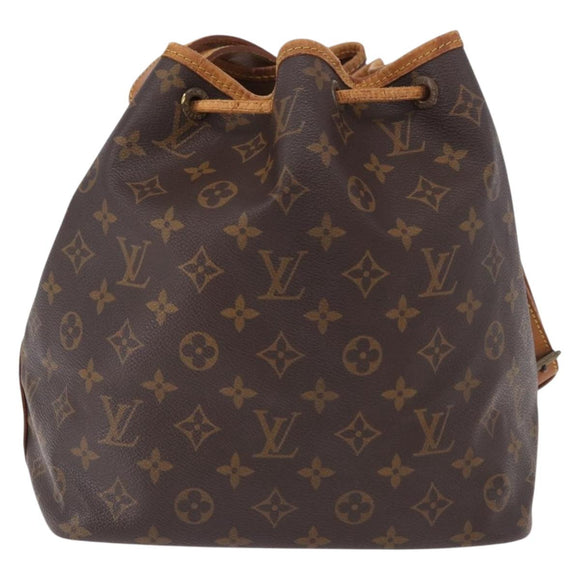 LOUIS VUITTON Monogram Petit Noe Schoudertas M42226 LV Auth 183473