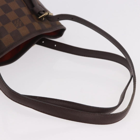 LOUIS VUITTON Damier Ebene Marais Shoulder Bag N42240 LV Auth 183474