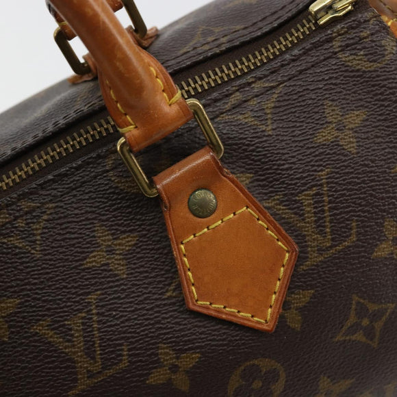 LOUIS VUITTON Monogram Speedy 25 Hand Bag M41528 LV Auth 183475A