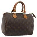 LOUIS VUITTON Monogram Speedy 25 Hand Bag M41528 LV Auth 183475A-1
