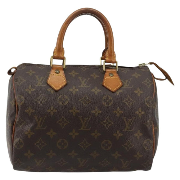 LOUIS VUITTON Monogram Speedy 25 Hand Bag M41528 LV Auth 183475A