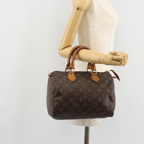 LOUIS VUITTON Monogram Speedy 25 Hand Bag M41528 LV Auth 183475A