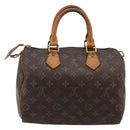 LOUIS VUITTON Monogram Speedy 25 Hand Bag M41528 LV Auth 183475A-2