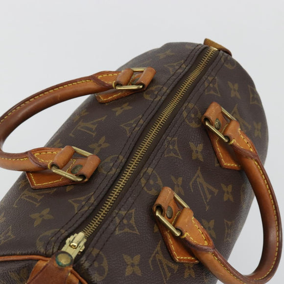 LOUIS VUITTON Monogram Speedy 25 Hand Bag M41528 LV Auth 183475A