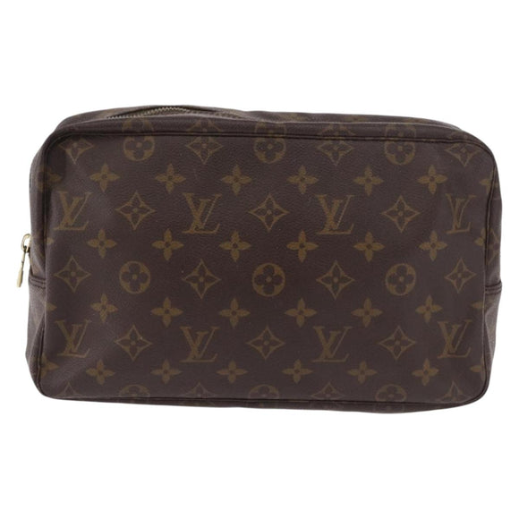 LOUIS VUITTON Monogram Trousse Toilette 28 Clutch Bag M47522 LV Auth 183477