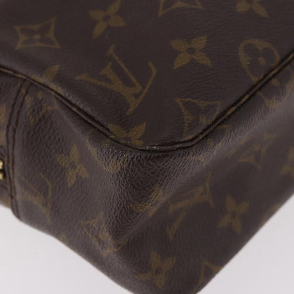 LOUIS VUITTON Monogram Trousse Toilette 28 Clutch Bag M47522 LV Auth 183477