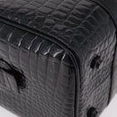 CELINE Handtasche Lackleder Schwarz Gold Auth 183482-12