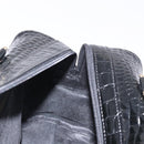 CELINE Handtasche Lackleder Schwarz Gold Auth 183482-18
