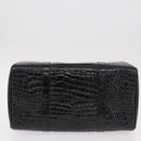 CELINE Handtasche Lackleder Schwarz Gold Auth 183482-9