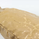 CHANEL Tote Bag Patent leather Beige CC Auth 183485-10