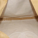 CHANEL Tote Bag Patent leather Beige CC Auth 183485-11