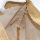 CHANEL Tote Bag Patent leather Beige CC Auth 183485-18