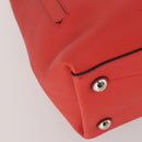 LOUIS VUITTON Parnasea Bagatelle Bag Leather 2way Capusine M94352 LV Auth 183489-17