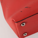 LOUIS VUITTON Parnasea Bagatelle Bag Leather 2way Capusine M94352 LV Auth 183489-19