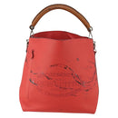 LOUIS VUITTON Parnasea Bagatelle Bag Leather 2way Capusine M94352 LV Auth 183489-13
