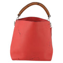 LOUIS VUITTON Parnasea Bagatelle Bag Leather 2way Capusine M94352 LV Auth 183489-2