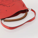 LOUIS VUITTON Parnasea Bagatelle Bag Leather 2way Capusine M94352 LV Auth 183489-7