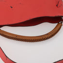 LOUIS VUITTON Parnasea Bagatelle Bag Leather 2way Capusine M94352 LV Auth 183489-8
