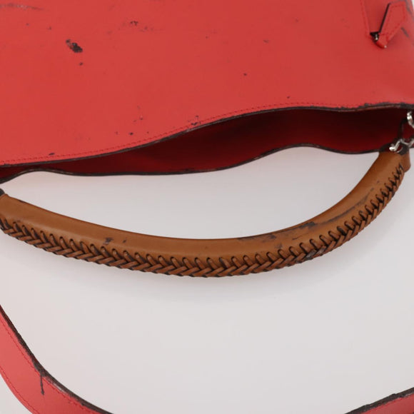 LOUIS VUITTON Parnasea Bagatelle Bag Leather 2way Capusine M94352 LV Auth 183489