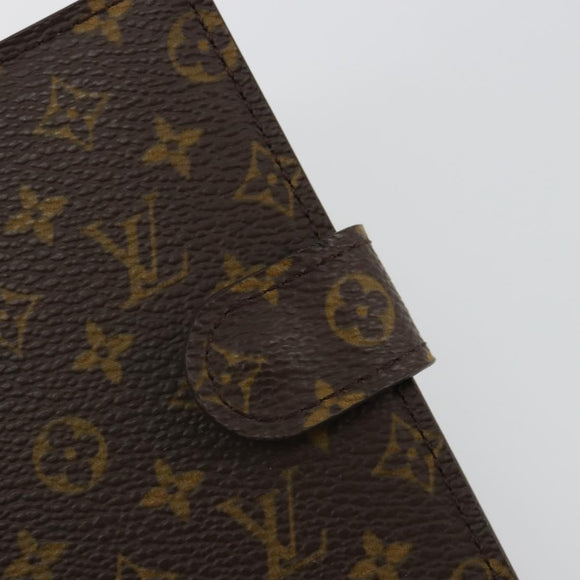 LOUIS VUITTON Monogram Agenda Mini Day Planner Cover R20007 LV Auth 183497V