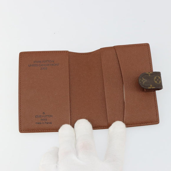LOUIS VUITTON Monogram Agenda Mini Day Planner Cover R20007 LV Auth 183497V