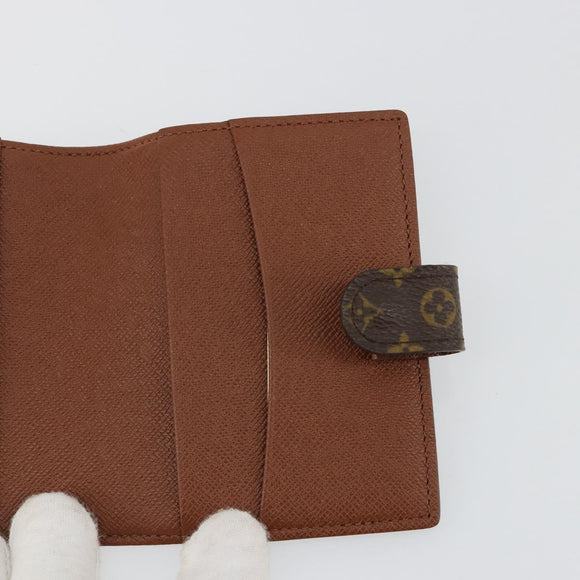 LOUIS VUITTON Monogram Agenda Mini Day Planner Cover R20007 LV Auth 183497V