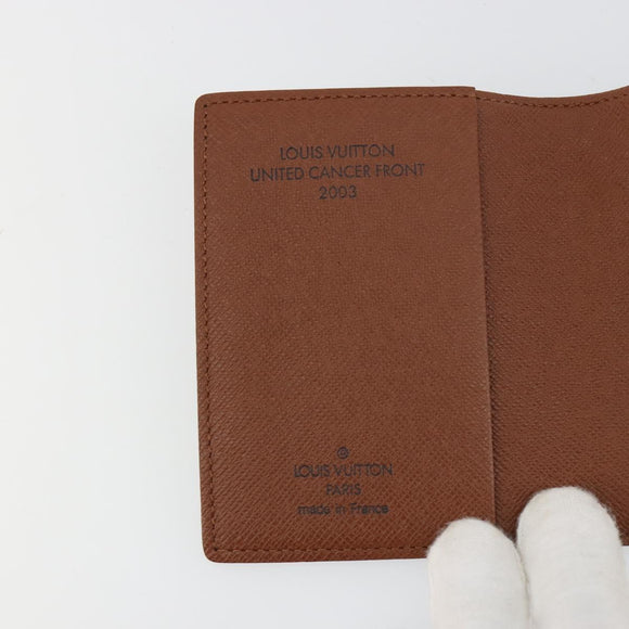 LOUIS VUITTON Monogram Agenda Mini Day Planner Cover R20007 LV Auth 183497V