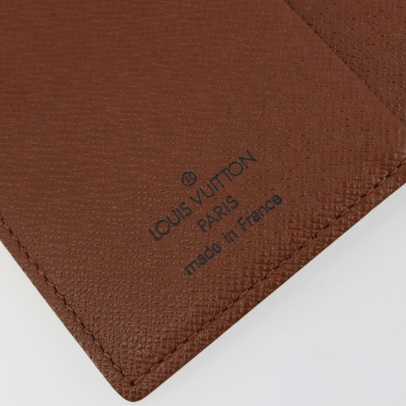 LOUIS VUITTON Monogram Agenda Mini Day Planner Cover R20007 LV Auth 183497V