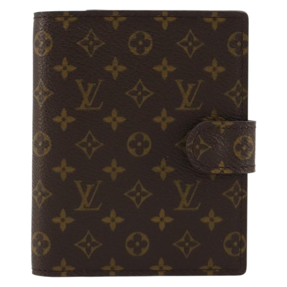 LOUIS VUITTON Monogram Agenda Mini Day Planner Cover R20007 LV Auth 183497V