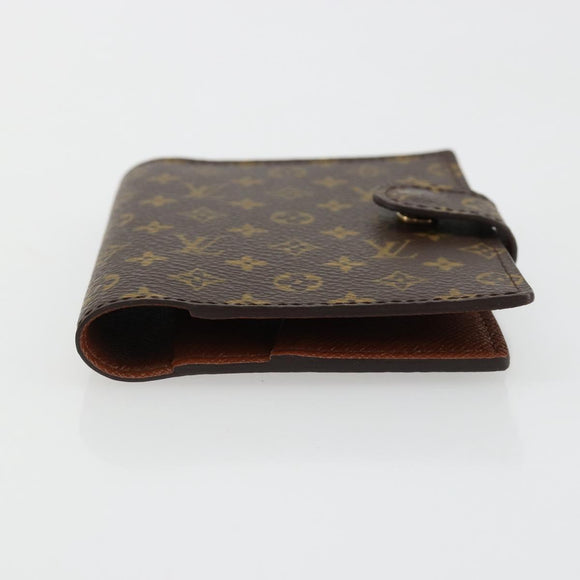 LOUIS VUITTON Monogram Agenda Mini Day Planner Cover R20007 LV Auth 183497V