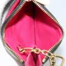 LOUIS VUITTON Multicolor Pochette Cles NM Coin Purse Black M60279 Auth 183498V-11