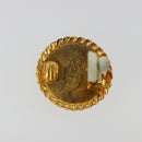 CHANEL Earring metal Gold Tone CC Auth 183500V-5