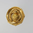 CHANEL Earring metal Gold Tone CC Auth 183501-9