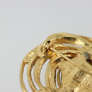 SAINT LAURENT Brooch metal Gold Tone Auth 183502V-4