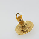 CHANEL Earring metal Gold Tone CC Auth 183503V-4
