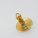 CHANEL Earring metal Gold Tone CC Auth 183503V-8