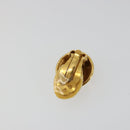 CHANEL Earring metal Gold Tone CC Auth 183504-3