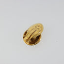 CHANEL Earring metal Gold Tone CC Auth 183504-7