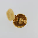 CHANEL Earring metal Gold Tone CC Auth 183504-9