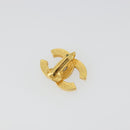 CHANEL Earring metal Gold Tone CC Auth 183505-10
