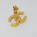 CHANEL Earring metal Gold Tone CC Auth 183505-12