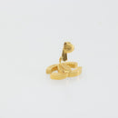 CHANEL Earring metal Gold Tone CC Auth 183505-4