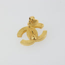 CHANEL Earring metal Gold Tone CC Auth 183505-6