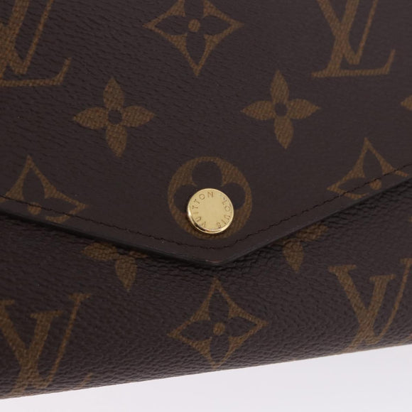 LOUIS VUITTON Portefeuille Sarah Long Wallet Rose Valerine M62235 Auth 183508M